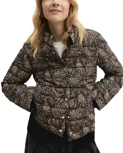 Emme Emmombrina Quilted Reversible Jacket In Black