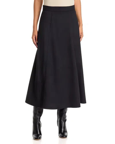 Emme Emmsamba Flared Midi Skirt In Black