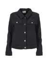 Emme Long-sleeve Buttoned Jacket In Black