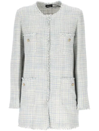 Emme Marella Coats In Azzurro/burro