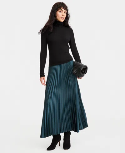 Emme Marella Women's Emmastrale Pleated A-line Midi Skirt In Green