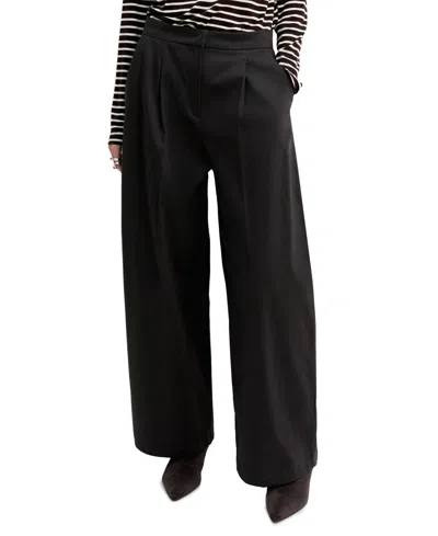 Emme Marella Women's Emmcantico Wide-leg High-waisted Pants In Black
