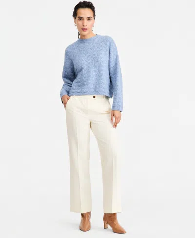 Emme Marella Women's Emmghinea Wide-leg High-rise Stretch Trousers In Ivory