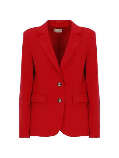 Emme Notched-lapel Button-up Blazer In Multi