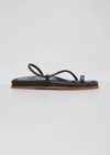 Emme Parsons Bari Naked Toe Ring Sandals In Tan