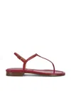 Emme Parsons Cecilia Sandal In Carmine Red Nappa