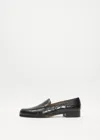 Emme Parsons Danielle Loafers In Black Croco