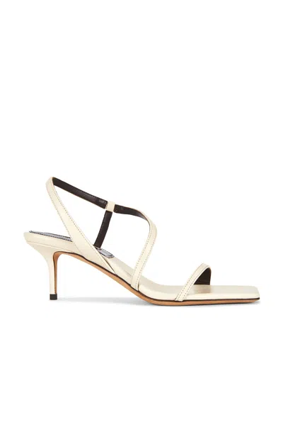 Emme Parsons Delicat 55 Leather Sandals In Black
