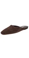 Emme Parsons Flat Mules Espresso In Brown