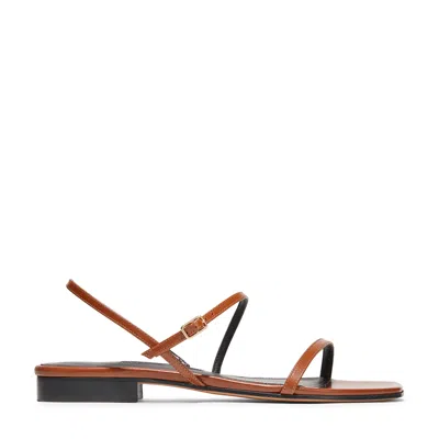 Emme Parsons Hope Sandals In Chestnut Kidskin