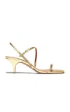 Emme Parsons Hugo Metallic Leather Sandals In Gold