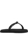 Emme Parsons Knot Pool Slides In Black