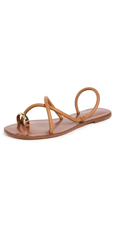 Emme Parsons Laurie Sandals Tobacco Nappa