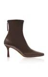 Emme Parsons Leather Stiletto Ankle Booties In Brown