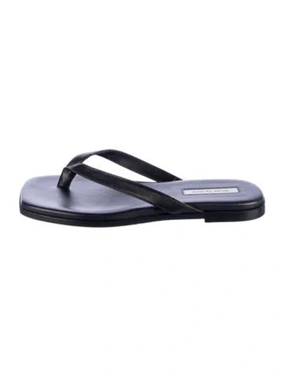 Pre-owned Emme Parsons Leather Sandals In Blue