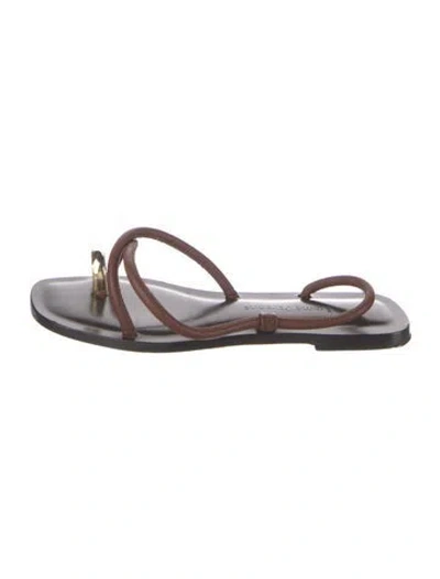Pre-owned Emme Parsons Leather Sandals In Brown