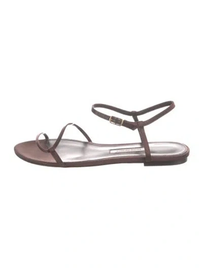 Pre-owned Emme Parsons Leather Sandals In Brown