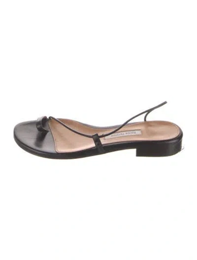 Pre-owned Emme Parsons Leather Sandals In Brown