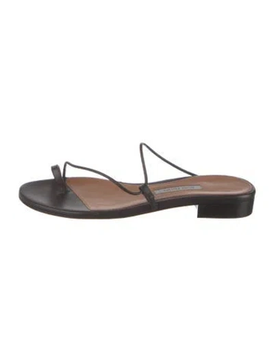 Pre-owned Emme Parsons Leather Sandals W/ Tags In Brown