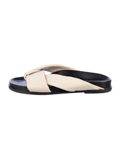 Pre-owned Emme Parsons Leather Slides