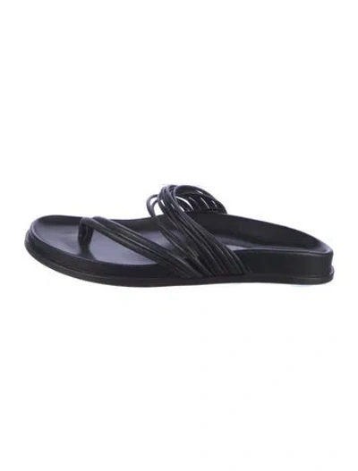 Pre-owned Emme Parsons Leather Slides In Multi