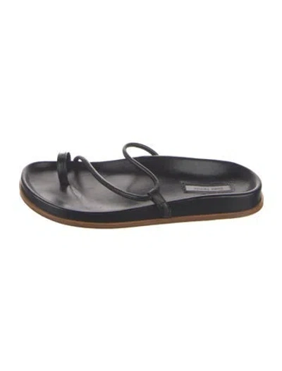 Pre-owned Emme Parsons Leather Slides In Multi