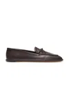 Emme Parsons Parker Leather Moccasins In Brown