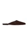 Emme Parsons Raffia Mules In Brown