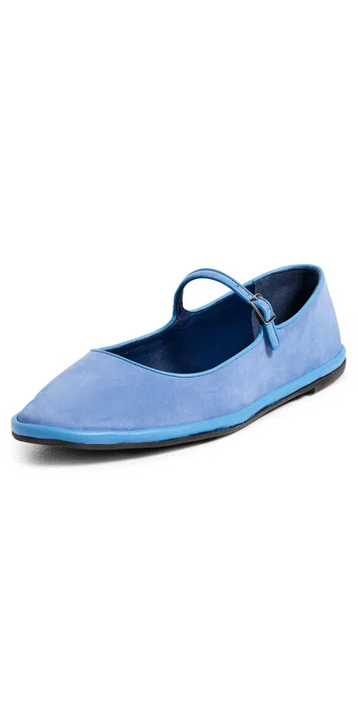 Emme Parsons Salomé Flats Cerulean Blue