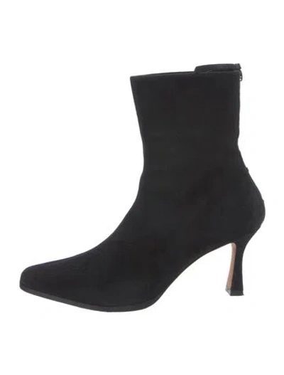 Pre-owned Emme Parsons Suede Boots In Black
