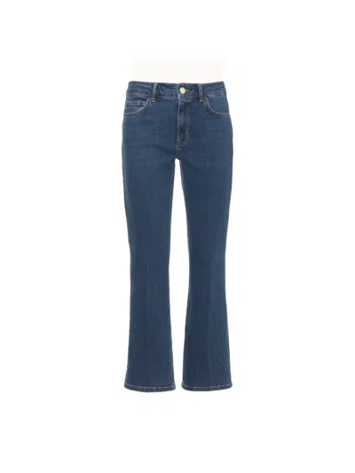 Emme Slim-fit Flared Jeans In Blue