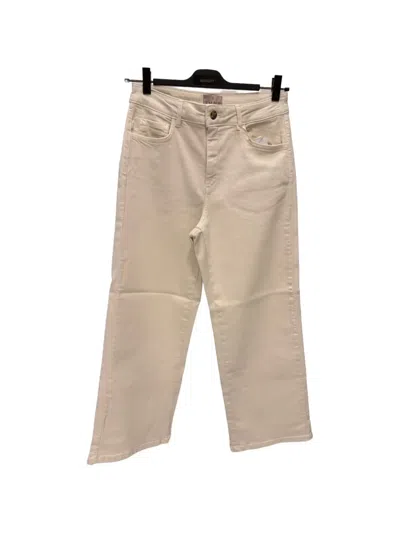 Emme Straight-leg Five-pocket Jeans In Neutral