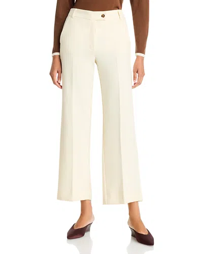 Emme Stretch Straight Leg Pants In White
