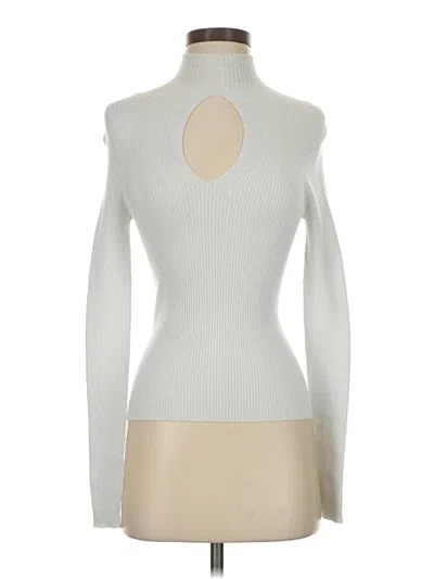 Pre-owned Emme Turtleneck Sweater In Silver