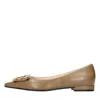 Emmeline Flat Shoes Green In Verde