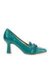 Emmeline Woman Loafers Emerald Green Size 8 Leather