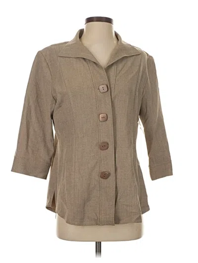 Pre-owned Emmelle Blazer Jacket In Brown