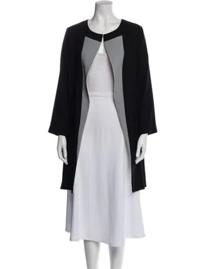 Pre-owned Emmelle Coat In Black