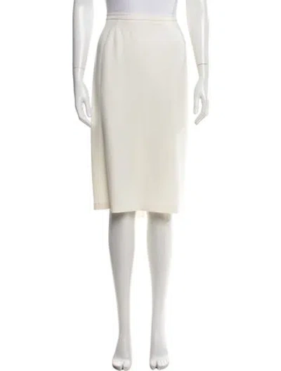 Pre-owned Emmelle Knee-length Skirt In Neutrals