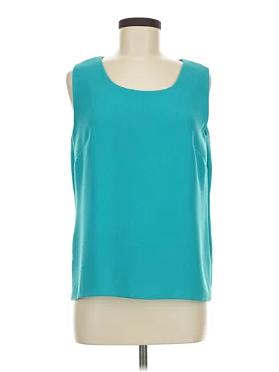 Pre-owned Emmelle Sleeveless Blouse In Teal