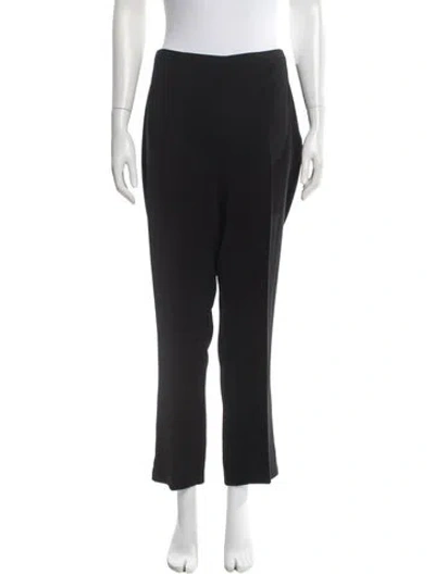 Pre-owned Emmelle Straight Leg Pants In Black
