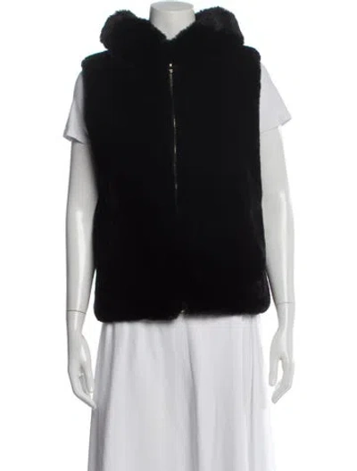 Pre-owned Emmelle Vest In Black