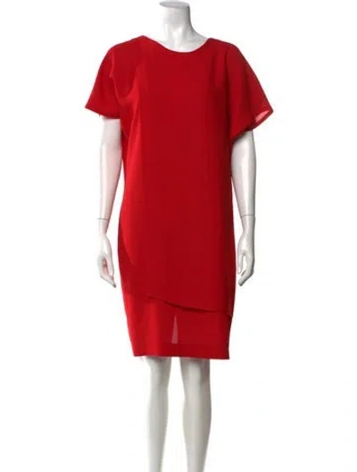Pre-owned Emmelle Vintage Knee-length Dress In Red