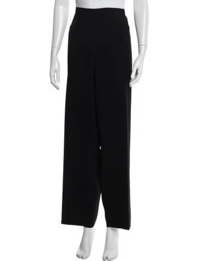 Pre-owned Emmelle Wide Leg Pants In Black