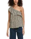 Emmie Rose One-shoulder Top In Multi