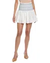 EMMIE ROSE SMOCKED MINI SKIRT