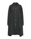 Emmjeilove Woman Overcoat & Trench Coat Black Size 8 Polyester In Black
