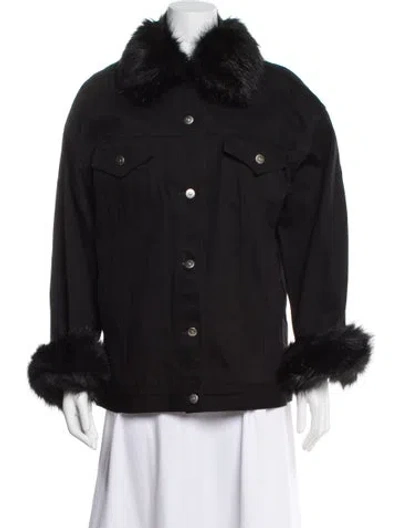 Pre-owned Emory Bee Denim Jacket In Black
