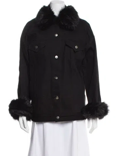 Pre-owned Emory Bee Denim Jacket In Black