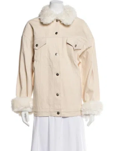 Pre-owned Emory Bee Denim Jacket In Neutral